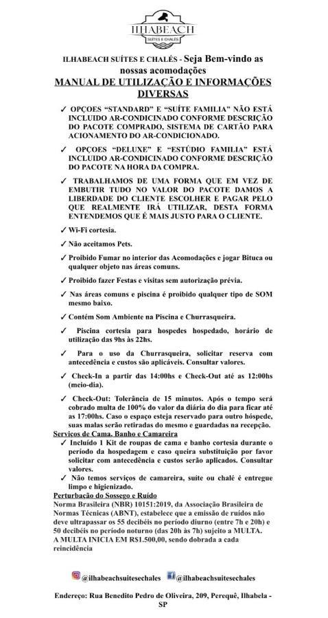 Ilhabeach Suites E Chales 일랴벨라 외부 사진